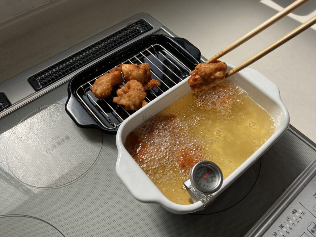 富士ホーロー 角型天ぷら鍋