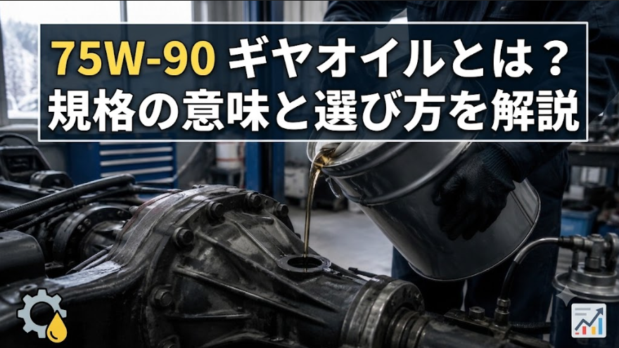 75W-90ギヤオイルとは？規格の意味と選び方を解説